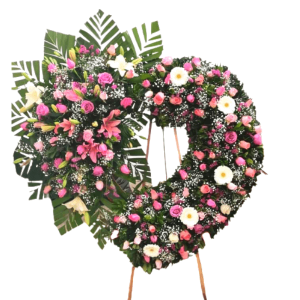 arreglo floral fúnebre - corona presidencial Angeluz