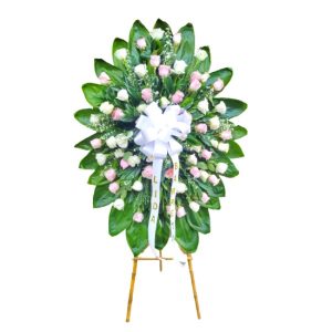 corona fúnebre elegante