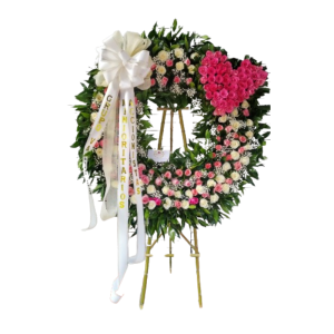 Corona Fúnebre Presidencial: Un Homenaje Elegante y Distinguido